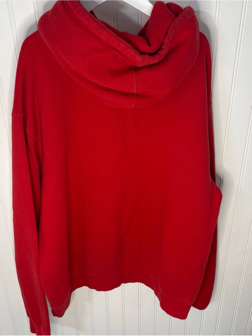 adidas Red Hoodie with Black Logo